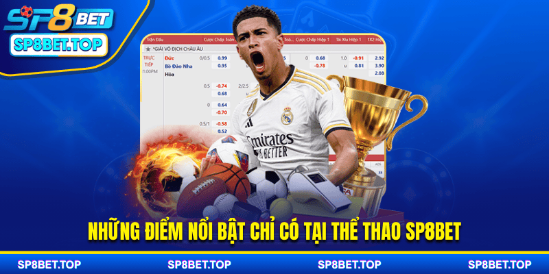 Những điểm nổi bật chỉ có tại thể thao SP8BET